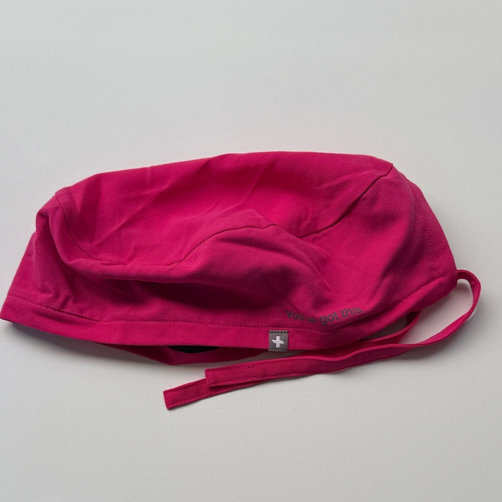 FIGS scrub cap hot pink or shocking pink